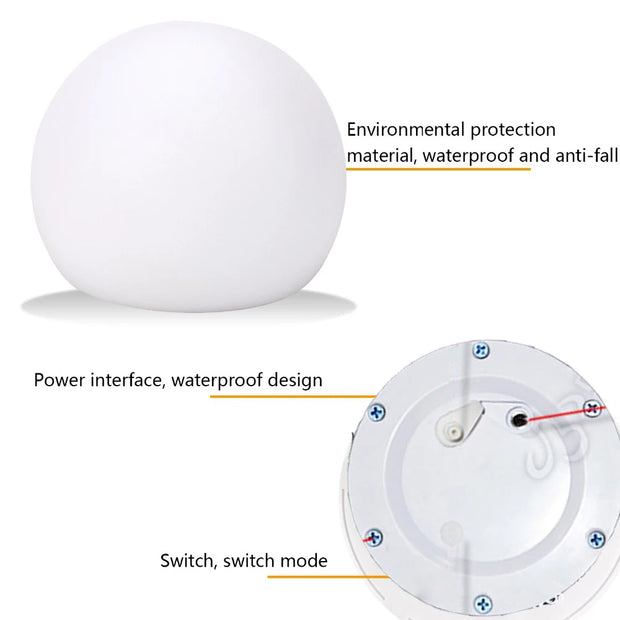 Outdoor LED Garden Ball Lights Remote Control