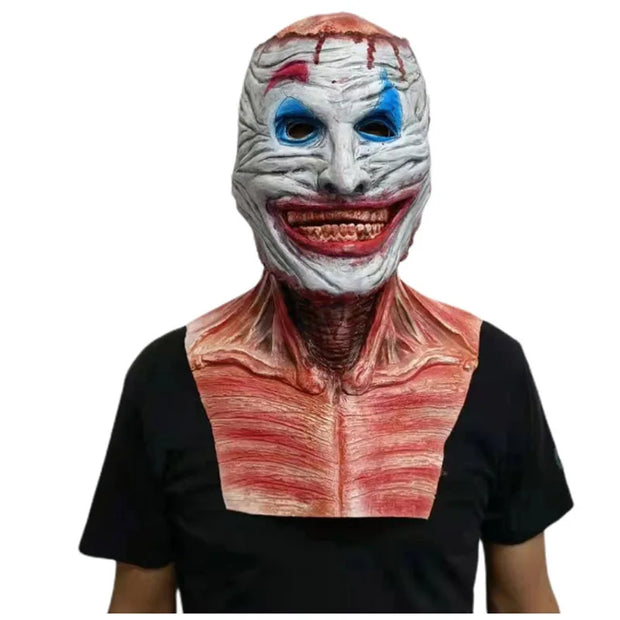 Halloween Latex Horror Mask 3D Movable Jaw Skeleton