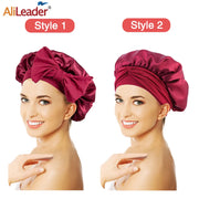 Satin Bonnets w/ Stretchy Tie Band