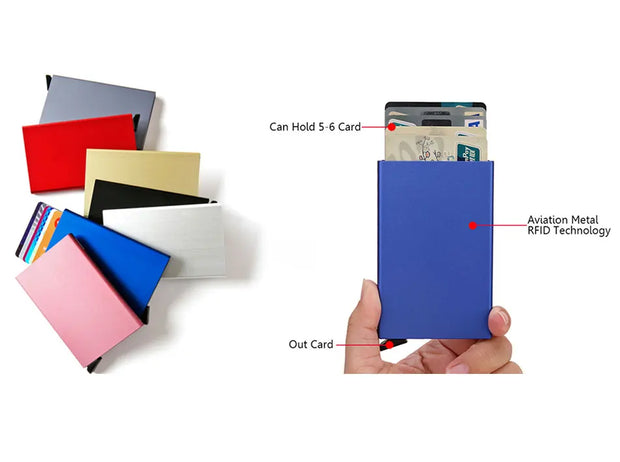 Rfid Smart Wallet Card Holder