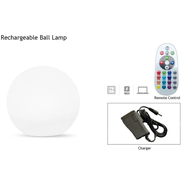 Outdoor LED Garden Ball Lights Remote Control