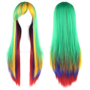 Soowee Long Ombre Rainbow Cosplay Wigs