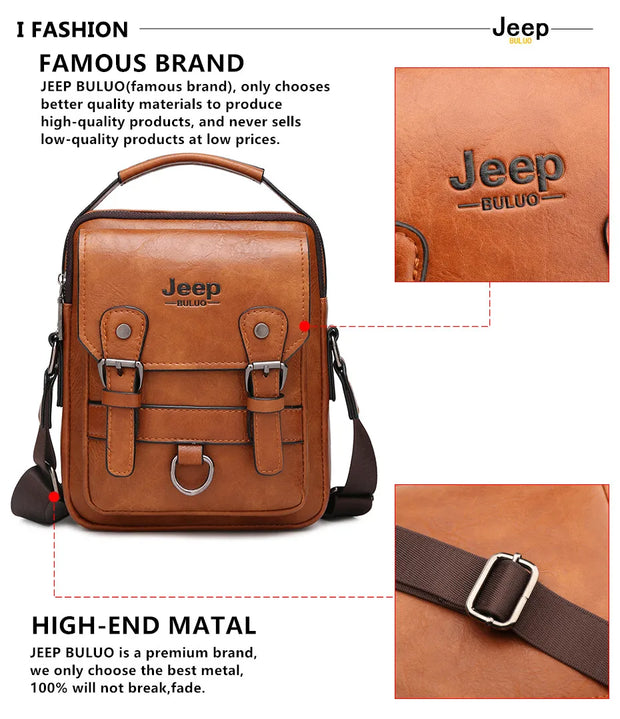 JEEP BULUO Multi-function Business Handbag