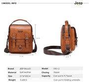 JEEP BULUO Multi-function Business Handbag