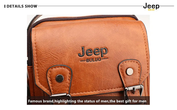 JEEP BULUO Multi-function Business Handbag