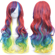 Soowee Long Ombre Rainbow Cosplay Wigs