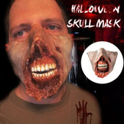 Halloween Latex Horror Mask 3D Movable Jaw Skeleton