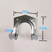 5/10 Pcs Silver Metal Tool Storage Wall Hook