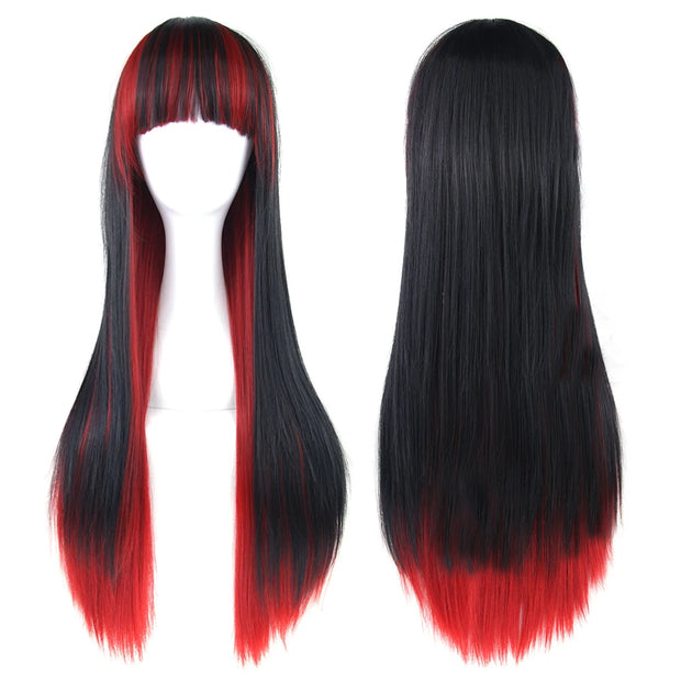 Soowee Long Ombre Rainbow Cosplay Wigs