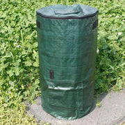 Collapsible Garden Yard Compost Bag with Lid