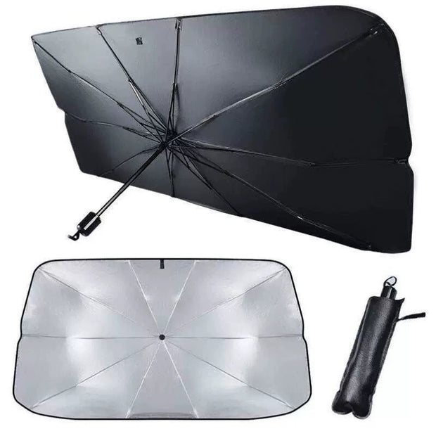 Thickened Foldable Umbrella Type Heat Insulation and Light Blocking Car Windshield Sunshade