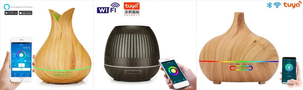 Tuya Smart Humidifier with Colorgul LED Light