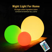 Outdoor LED Garden Ball Lights Remote Control