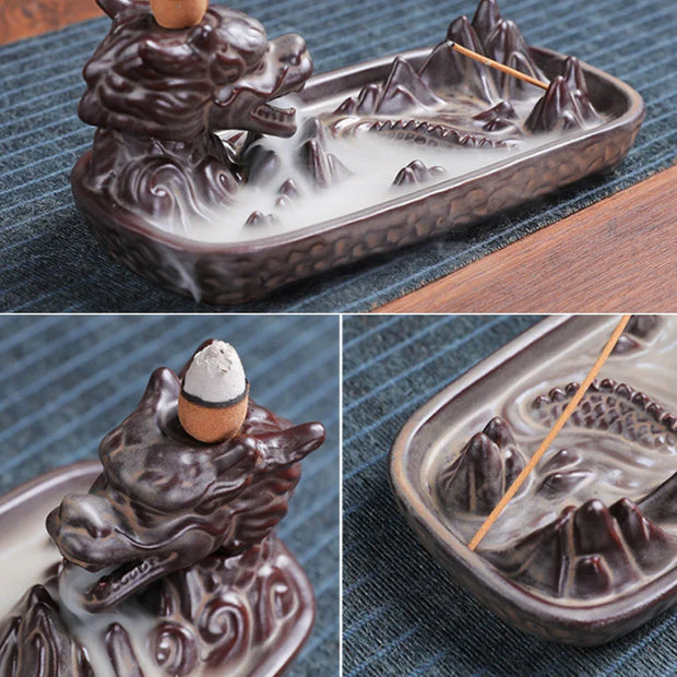 Backflow Ceramic Incense Burner