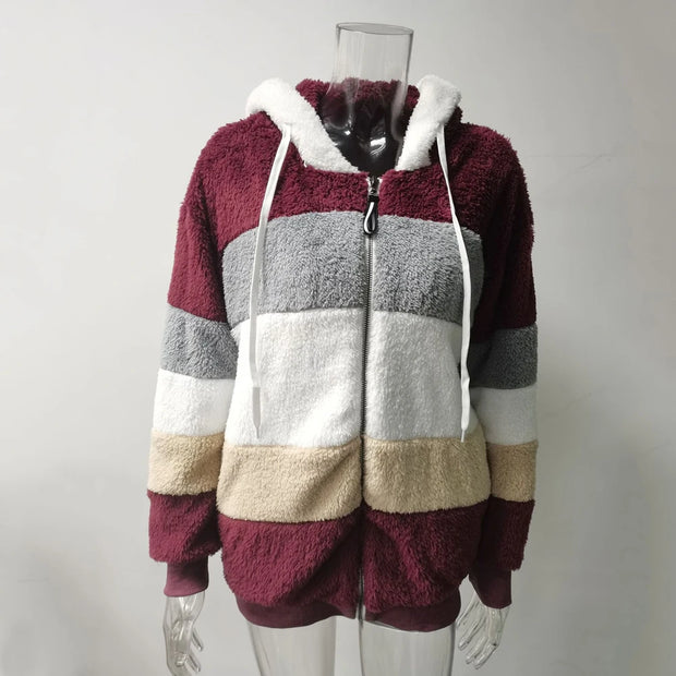 Oversized Women's Plush Jacket