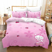 Sanrio Hello Kitty Bedding Sets Comforter 3 Piece Sets