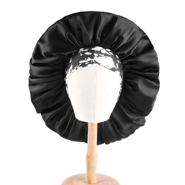 Silk Satin Bonnet Hair Cap