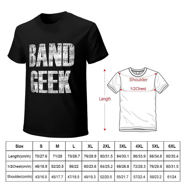 Band Geek Sheet Music T-shirt