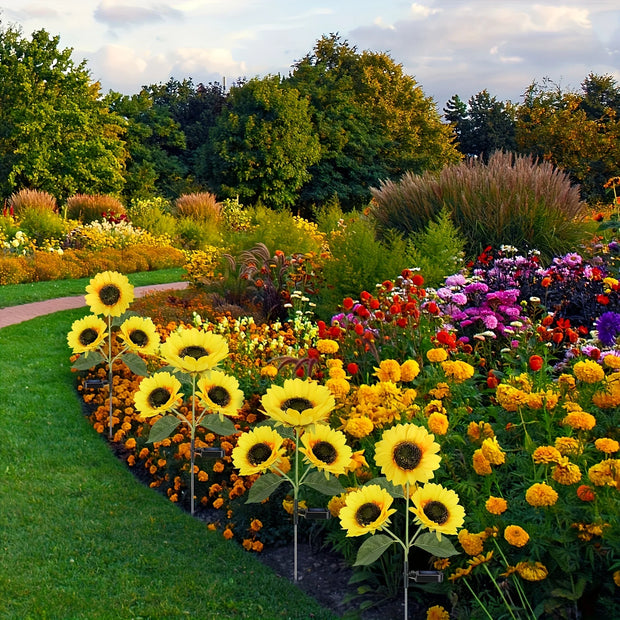 Outdoor Sunflower Solar Lights