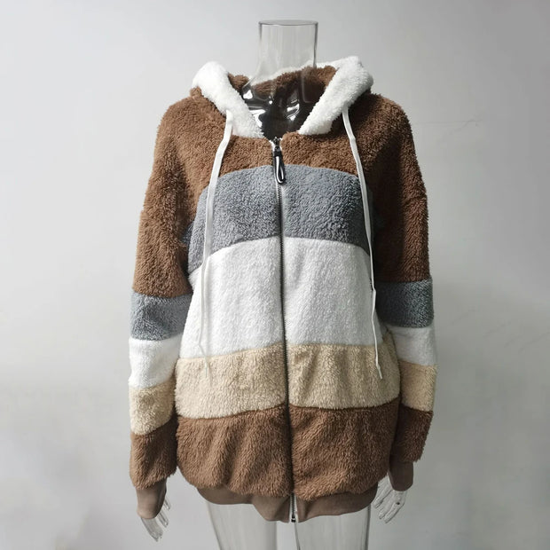 Oversized Women's Plush Jacket