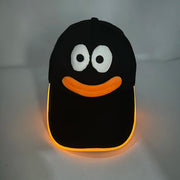 Trendy Light Up Glowing Baseball Hats and Earrings LED Luminous DJ, Dance, NightClub, Bar, Parties