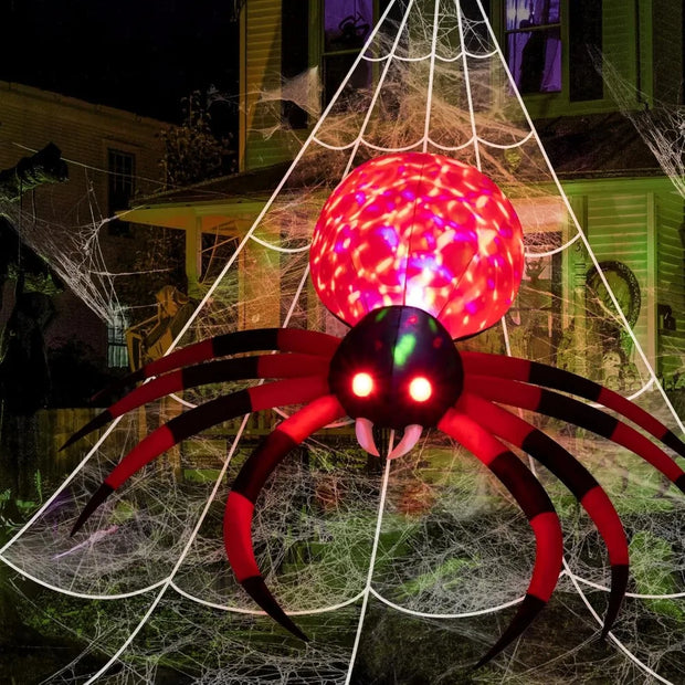 8 FT Halloween Giant Creepy Spider