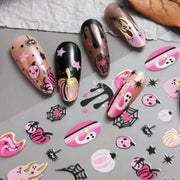 3D Halloween Nail Art Stickers