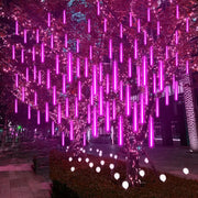 LED Meteor Shower String Lights