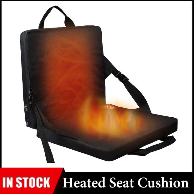 USB Heated Seat Bleacher Cushion