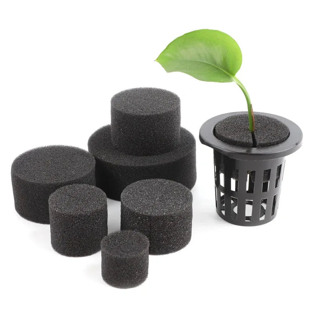 20/100Pcs Black Hydroponic Sponge