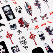 3D Halloween Nail Art Stickers