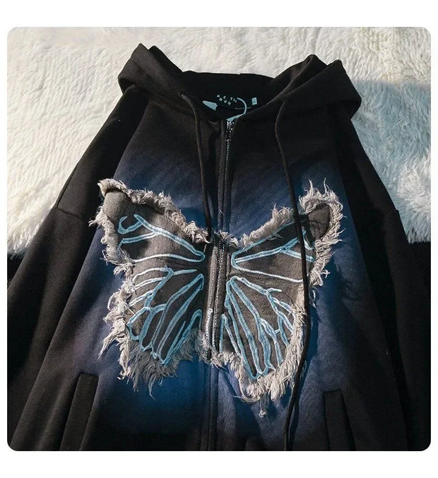 New American Street Butterfly Hoodie