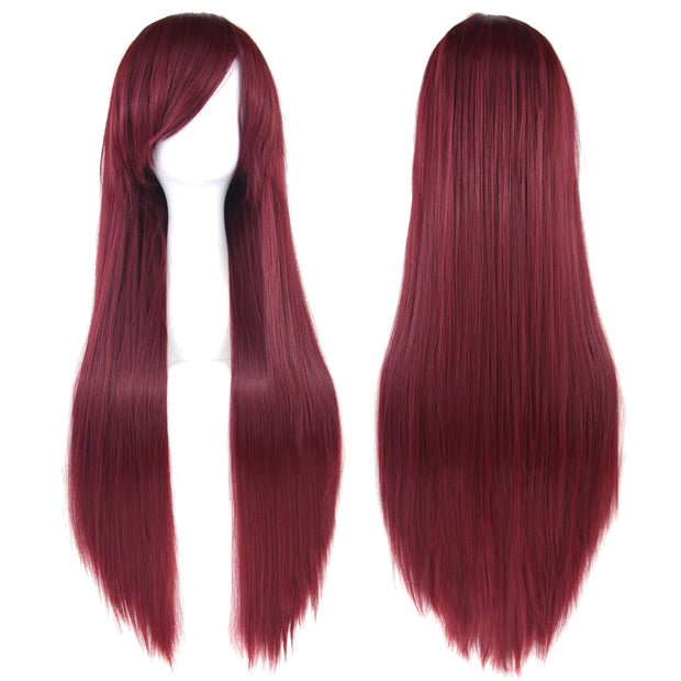 80cm Long Straight Wigs