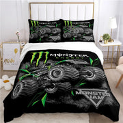 Cartoon Monster Truck Comforter Bedding Sets