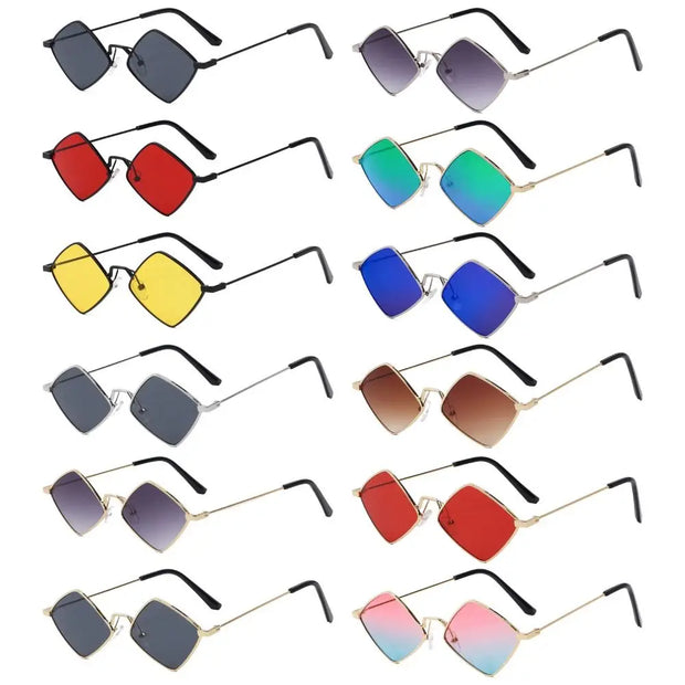 Retro Diamond Shaped Sunglasses for Men & Women