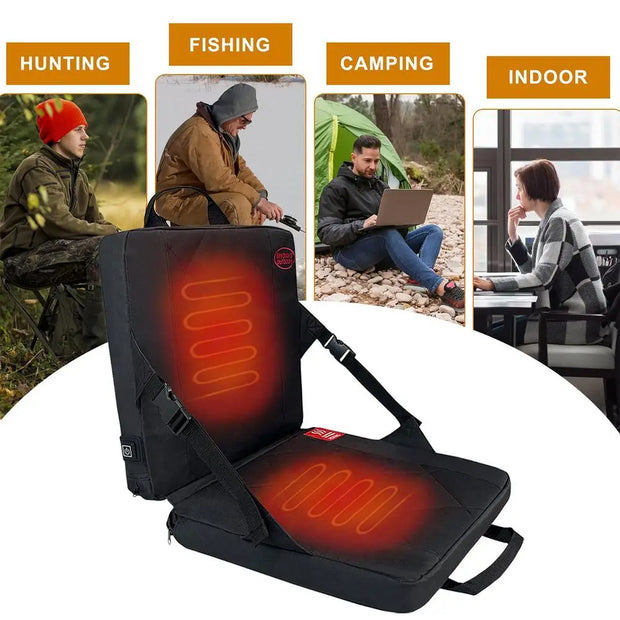 USB Heated Seat Bleacher Cushion