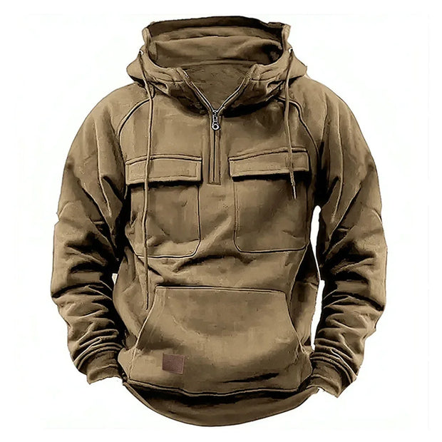 Men's Tactical Half Zipper Hoodies