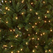 Pre-Lit Artificial Christmas Tree, North Valley Spruce, White Lights, Includes Stand