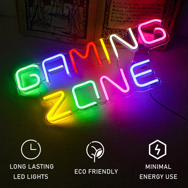 Gaming Zone Neon LED Sign