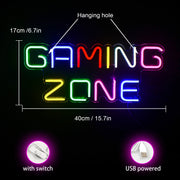 Gaming Zone Neon LED Sign