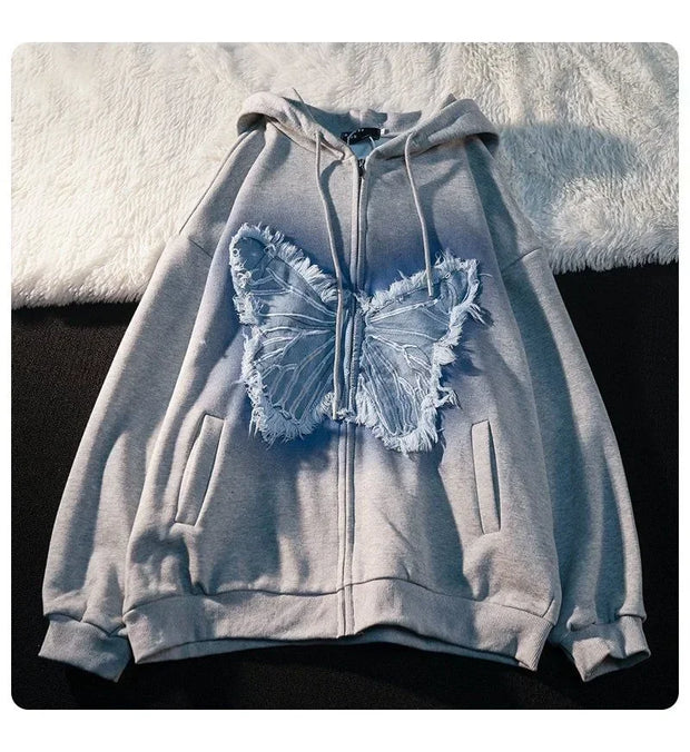 New American Street Butterfly Hoodie