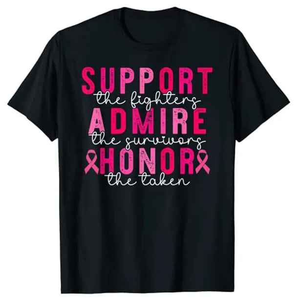 Breast Cancer Support Admire Honor T-Shirt