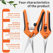 Stainless Steel Garden Pruning Scissors