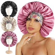 Silk Satin Bonnet Hair Cap