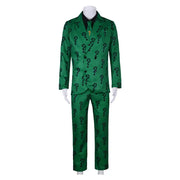 Mens Riddler Cosplay Costume