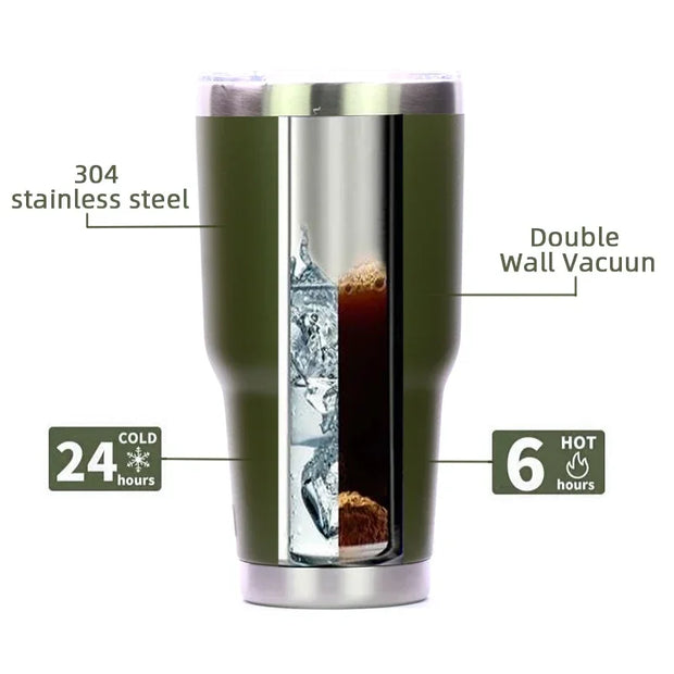 30oz Yetys Stainless Steel Thermos with Magnetic Lid