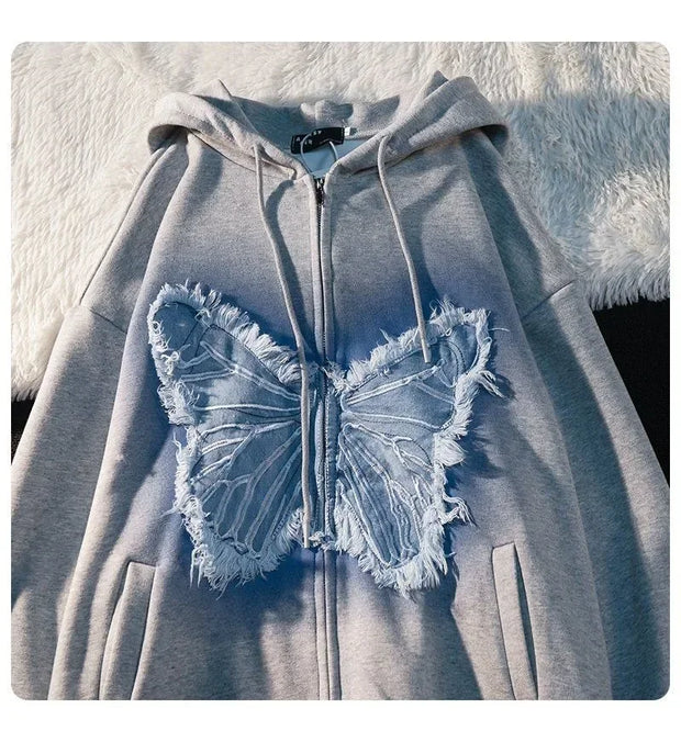 New American Street Butterfly Hoodie