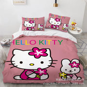 Sanrio Hello Kitty Bedding Sets Comforter 3 Piece Sets