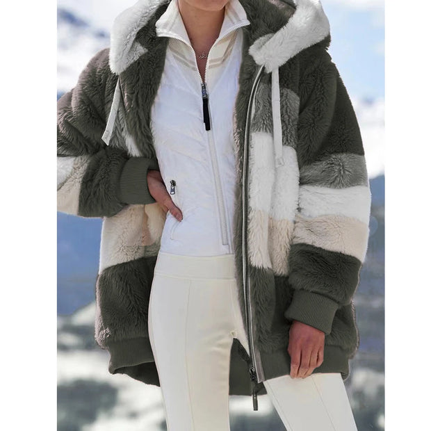 Oversized Women's Plush Jacket