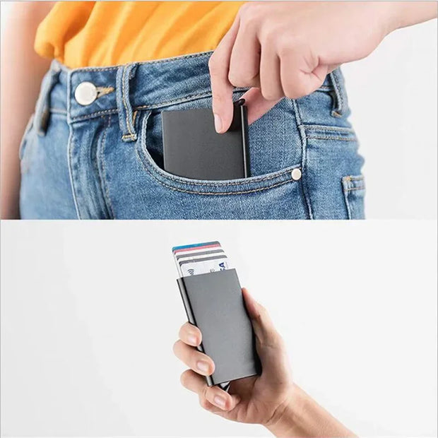 Rfid Smart Wallet Card Holder